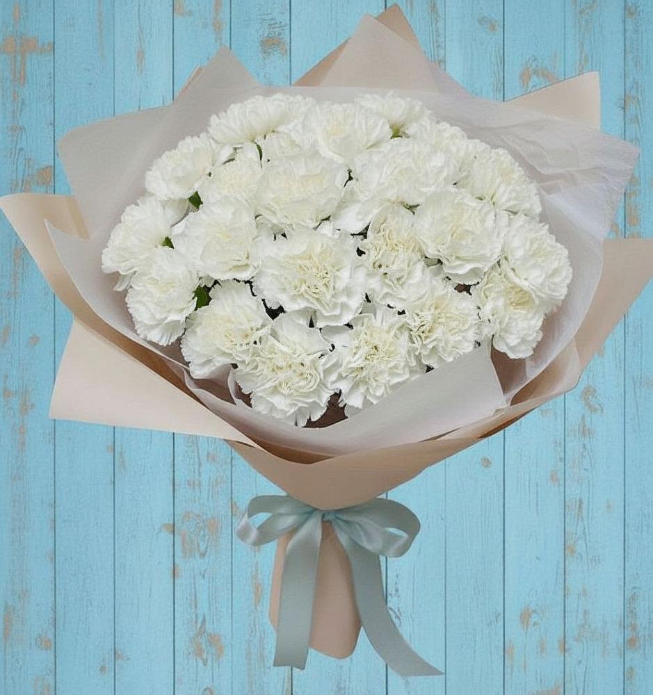 Букет цветов из: Гвоздики в Евсино