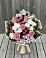 Букет цветов из: Альстромерии, Гвоздики, Розы и Хризантемы в Евсино