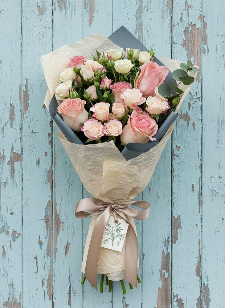 Букет цветов из: Розы в Евсино