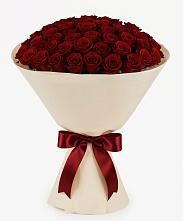 Букет 101 Бордовая роза Блэк Бакарра в Евсино