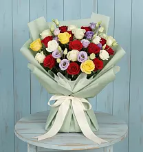 Букет цветов из:  Розы в Евсино