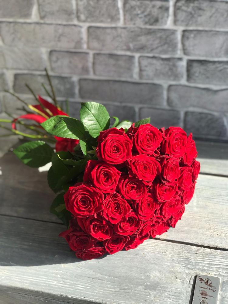 Букет Красные розы Фридом в Евсино