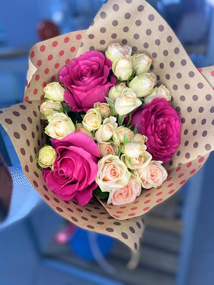 Букет цветов из: Розы в Евсино