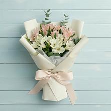 Букет цветов из:  Альстромерии в Евсино