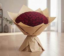 Букет 101 Красная роза в Евсино