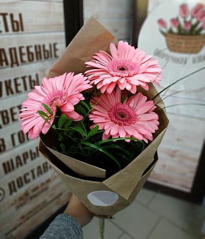 Букет цветов из: Герберы в Евсино