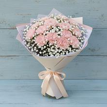 Букет цветов из:  Гвоздики в Евсино
