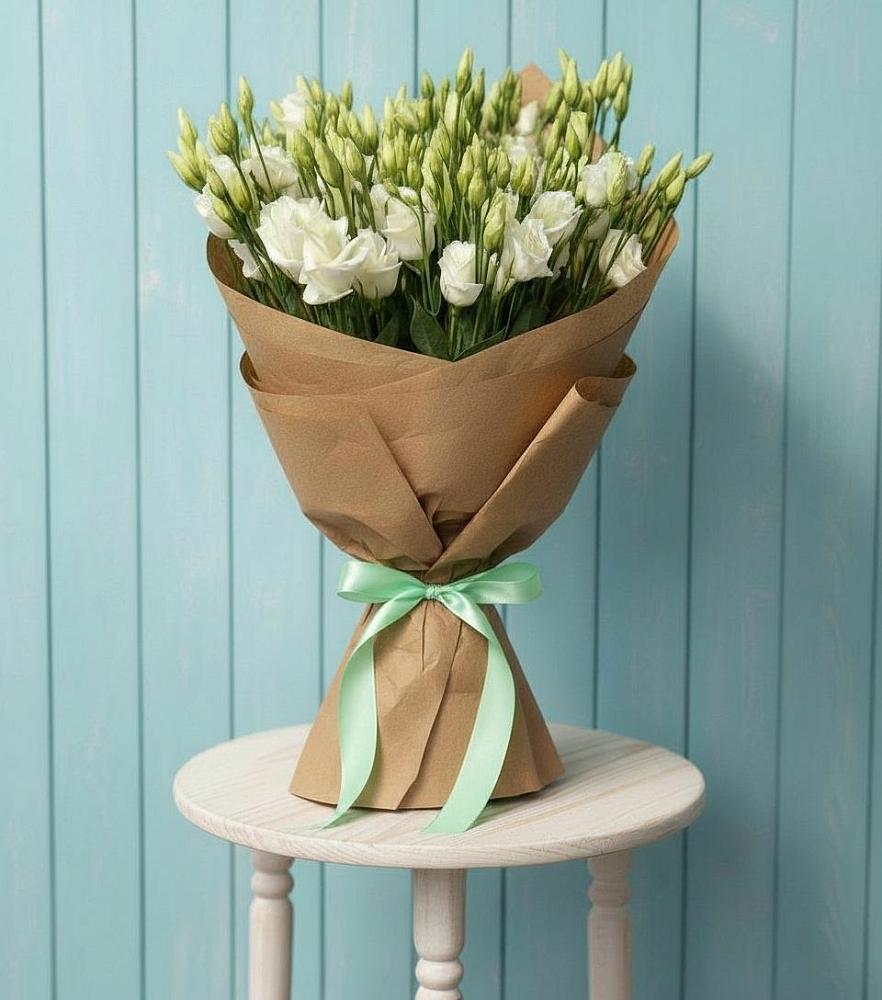 Букет цветов из: Лизиантусы в Евсино