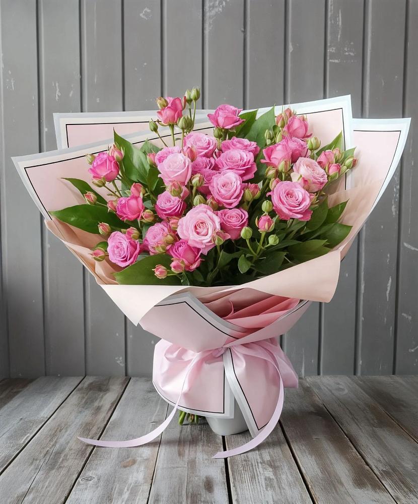 Букет Розовый кустик в Евсино