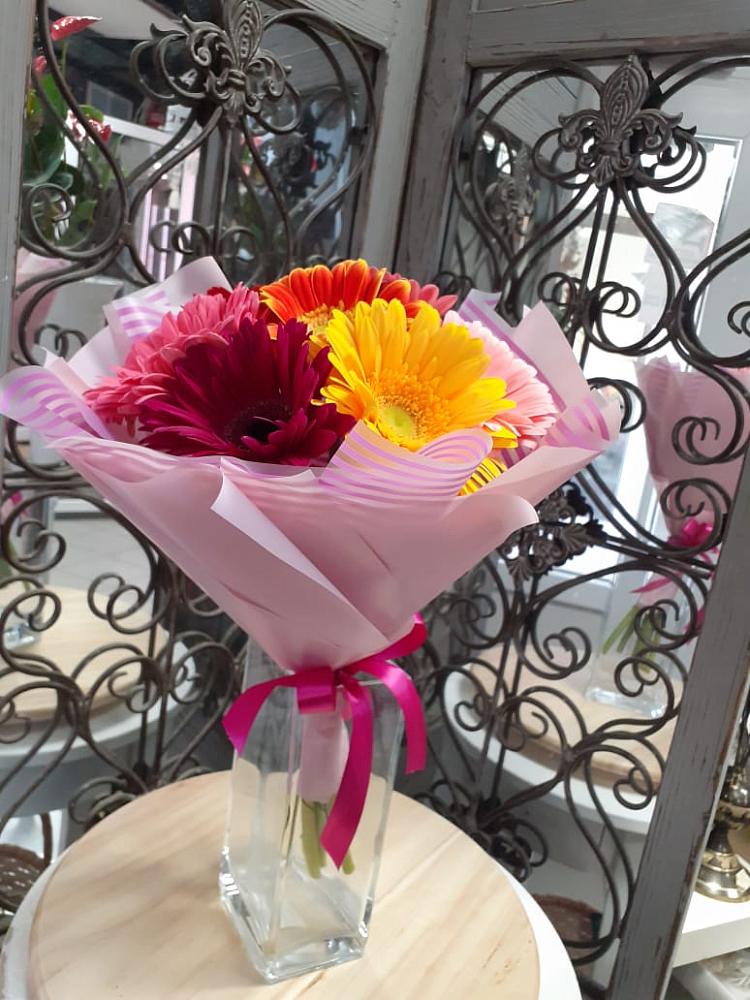 Букет цветов из: Герберы в Евсино