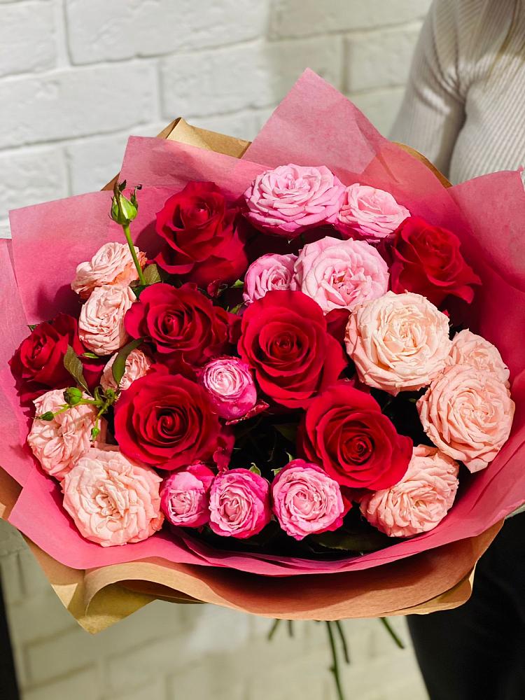 Букет цветов из: Розы в Евсино