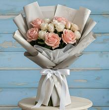 Букет цветов из:  Розы #REPLACE_PRED# Евсино