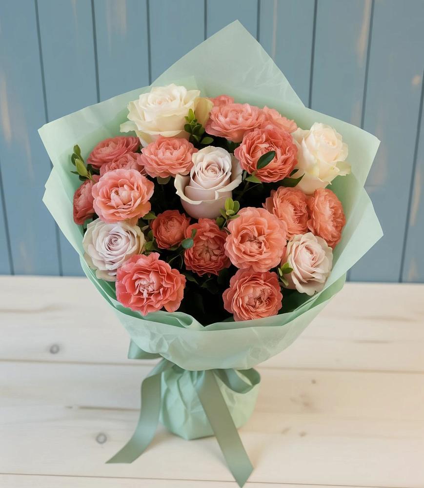 Букет цветов из: Розы в Евсино