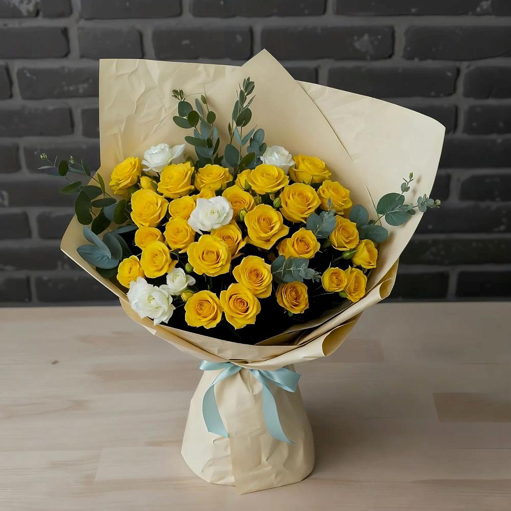 Букет цветов из: Розы в Евсино