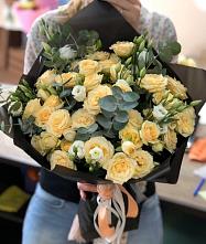 Букет цветов из:  Розы и Лизиантусы #REPLACE_PRED# Евсино