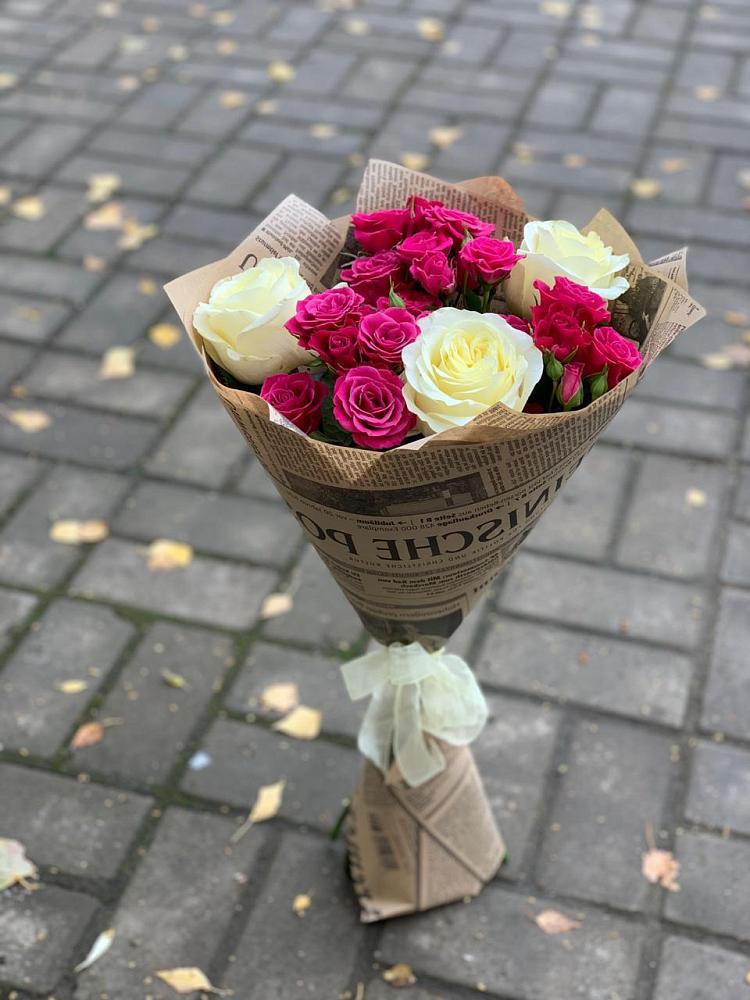 Букет цветов из: Розы в Евсино