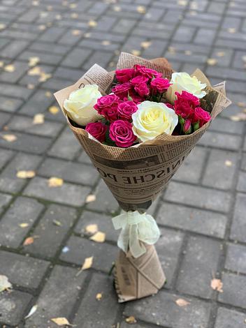Букет цветов из: Розы в Евсино