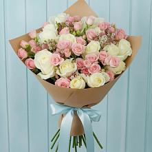 Букет цветов из:  Розы в Евсино