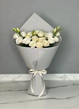 Букет цветов из:  Розы и Лизиантусы в Евсино